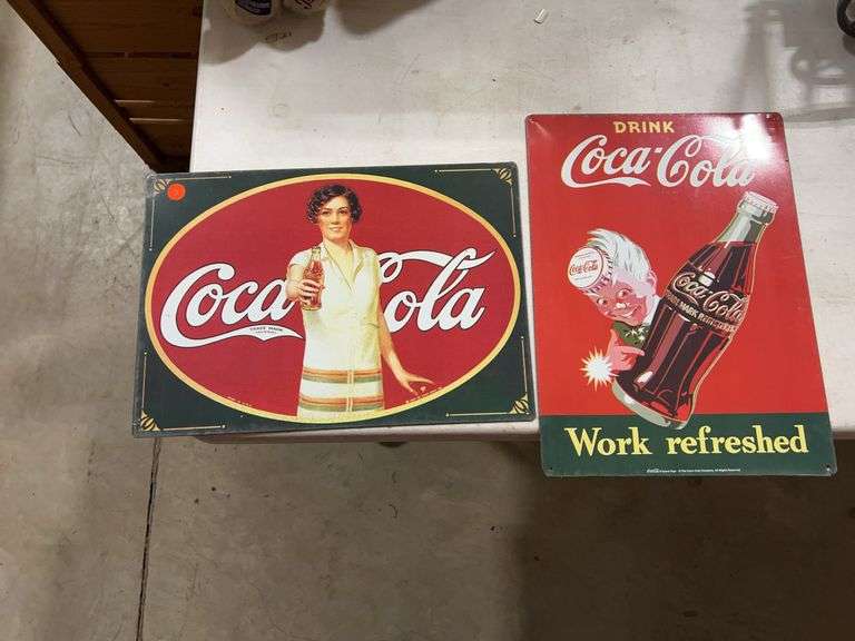 Coca-Cola Reproduction Sign 1999