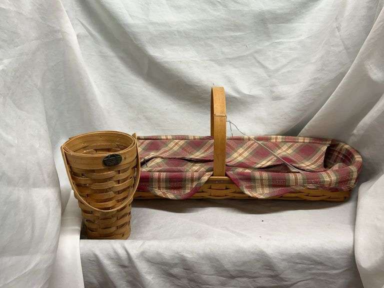 Longaberger Handmade Basket Duo