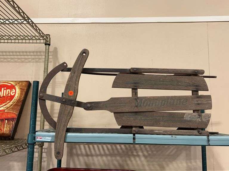 Wood 'Monoplane' Sled