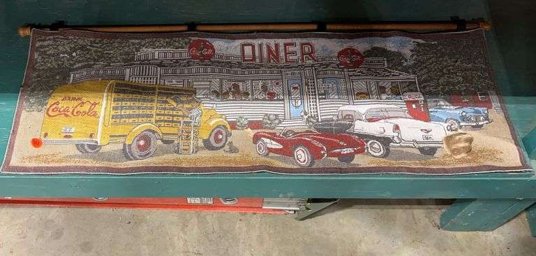 Coca-Cola Diner Tapestry Wall Hanging image