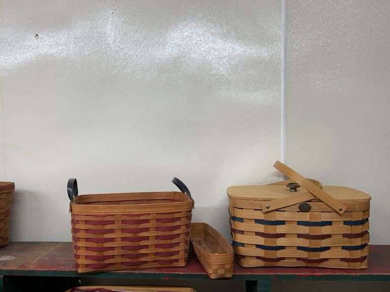 Peterboro Basket Co. Wooden Basket Collection