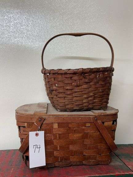 Two Woven Baskets