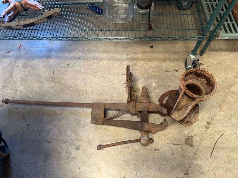 Post Vise and Well Pump Bucket image