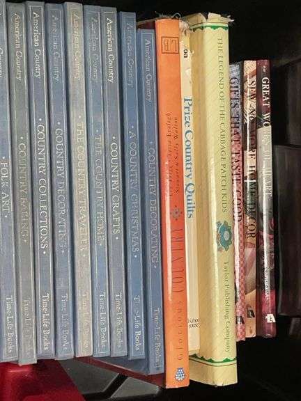 Large Collection of "Country" Style Decorating and Recipe Books