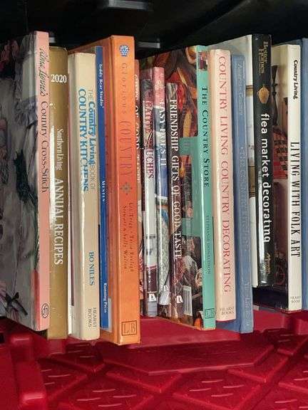 Large Collection of "Country" Style Decorating and Recipe Books