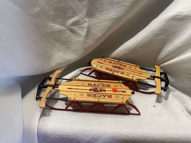 Pair of Classic Toy Racer Sleds image