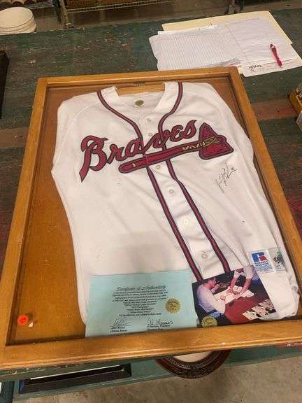 John Rocker Signed Atlanta Braves Jersey Framed with COA image