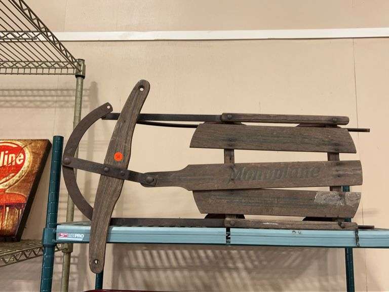 Wood 'Monoplane' Sled