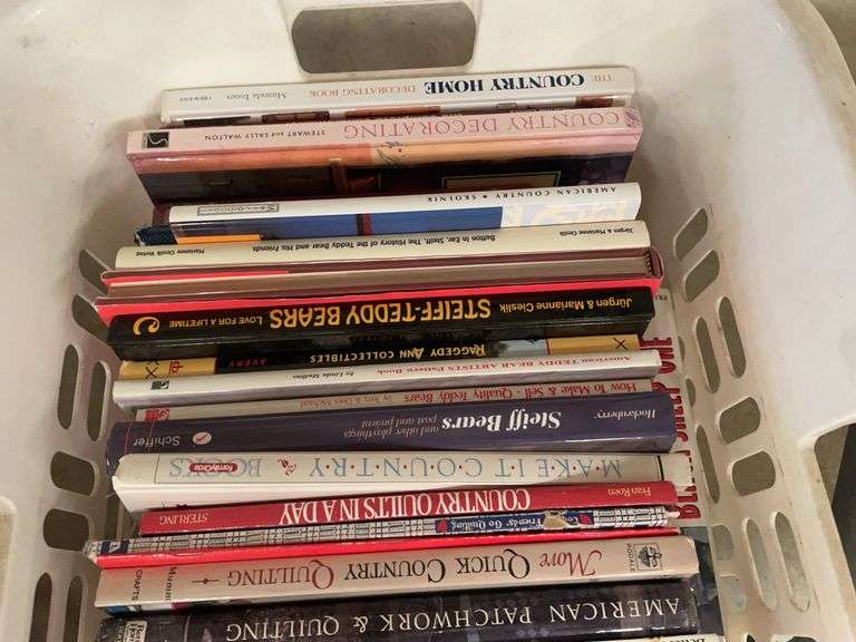 Large Assortment of Craft, Quilting, and Teddy Bear Books