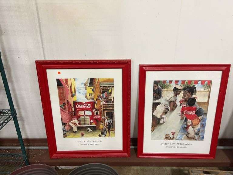 Coca-Cola The Road Block Picture Framed