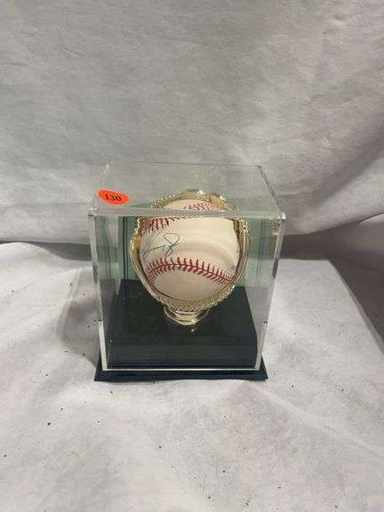 Ken Griffey Jr. Autographed Baseball in Display Case with COA image