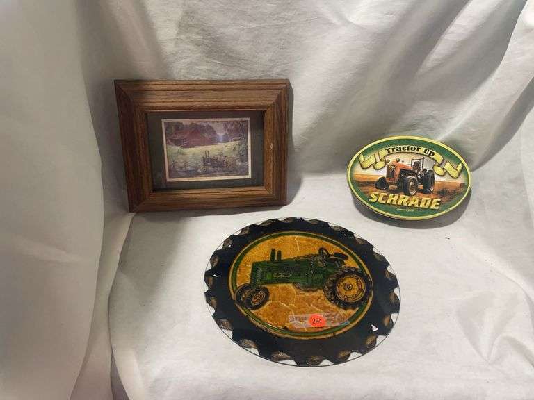 Tractor Themed Wall Art and Collectibles