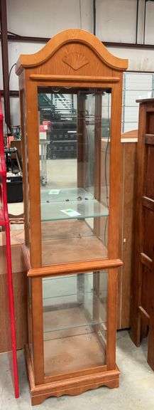 Wood and Glass Display Cabinet image