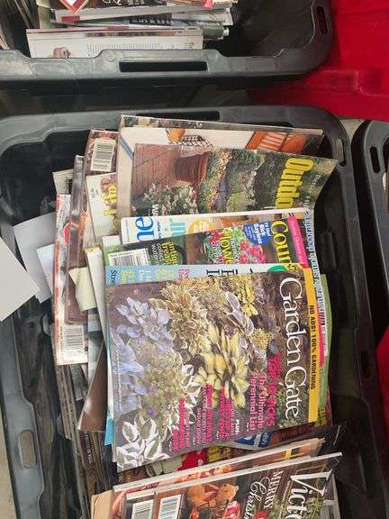 Large Lot of Assorted Magazines - Garden, Decor, and More