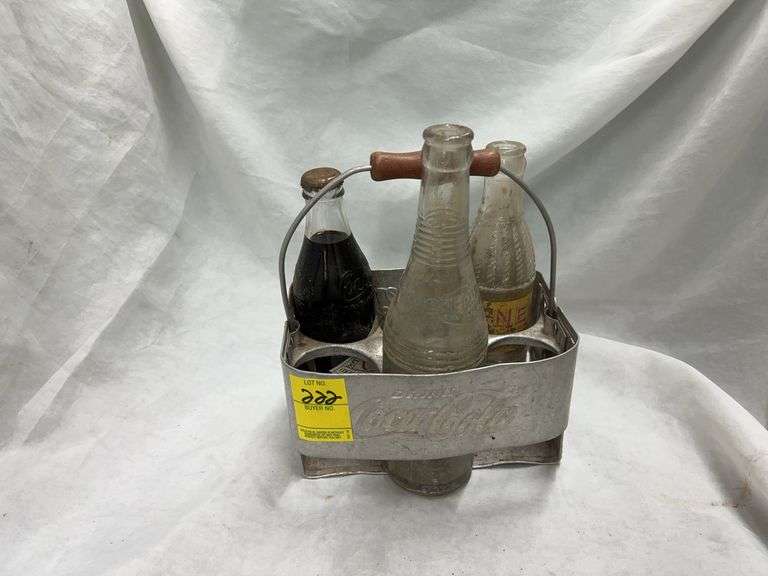 Coca-Cola Carrier with Double Cola and Nehi Bottles image