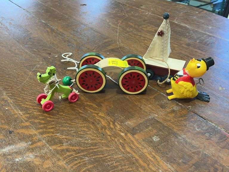 Assorted Wooden and Plastic Toys