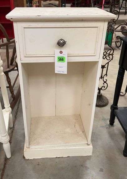 Painted One-Drawer Stand image