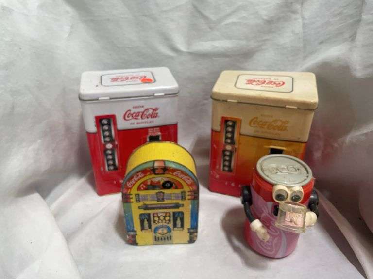 Coca-Cola Collectible Tins and Toy image