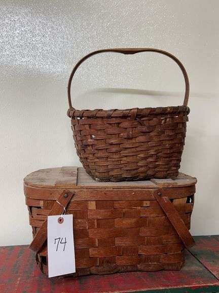 Two Woven Baskets