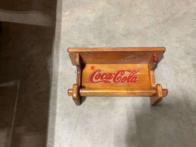Coca-Cola Wooden Shelf image