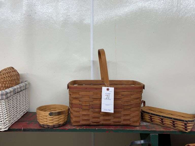 Lot of Three Longaberger Baskets