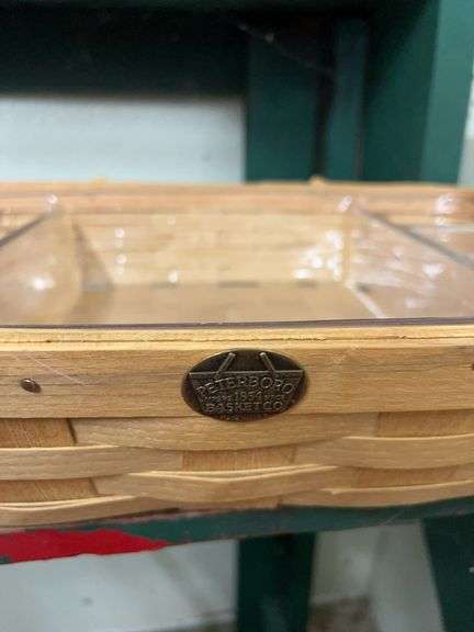 Longaberger Basket with Plastic Dividers
