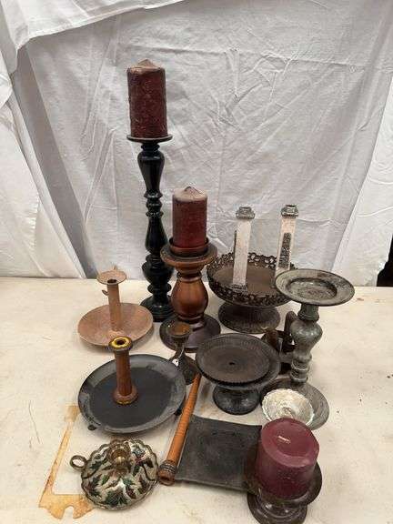 Assorted Collection of Candle Holders image