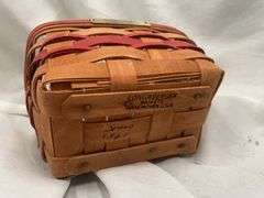 Longaberger Basket and Basket Sign