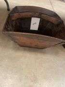 Primitive Wooden Rice Winnowing Basket