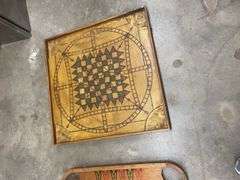 Set of Three Wooden Game Boards