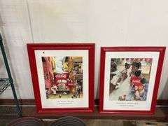 Coca-Cola The Road Block Picture Framed