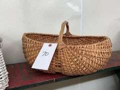Woven Basket Lot - White & Natural