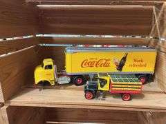 Coca-Cola Candy/Cookie Jar, Glass with Metal Top