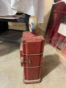 Gas Pump, Replica, Wood 27" H