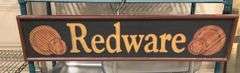 Redware Style Decorative Wooden Sign
