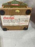 Coca-Cola Collectibles: 1997 Alarm Clock & 1999 Wooden Coaster Set