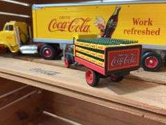 Coca-Cola Candy/Cookie Jar, Glass with Metal Top