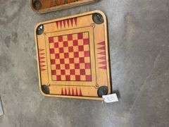 Set of Three Wooden Game Boards