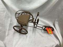 Decorative Metal Tricycle Sculpture