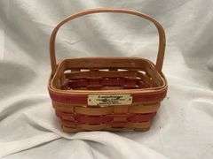 Longaberger Basket and Basket Sign
