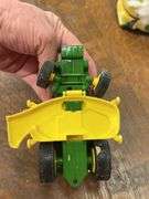 John Deere Toy Lawn Tractor and Cotton Bale Decoration