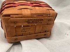 Longaberger Basket and Basket Sign