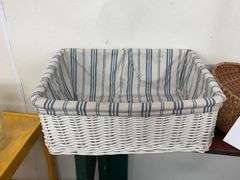 Woven Basket Lot - White & Natural