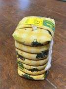 John Deere Toy Lawn Tractor and Cotton Bale Decoration