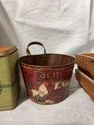 Vintage Style Advertising Tins & Seed Caddy