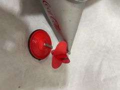 Coca-Cola Stain Glass Style Lamp