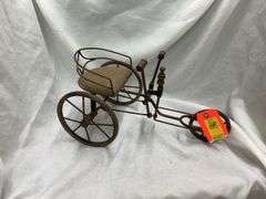 Decorative Metal Tricycle Sculpture