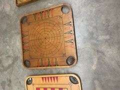 Set of Three Wooden Game Boards
