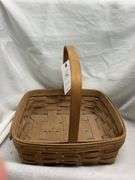 Two Handwoven Longaberger Baskets, 1993 and 1985