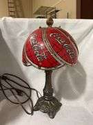 Coca-Cola Stained Glass Style Table Lamp